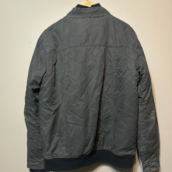 HARLEY-DAVIDSON Quilted Full Zip Cotton Blend Motorcycle Bomber Jacket - Picture 3 of 11